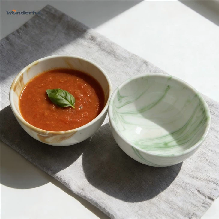 Dual-Tone Marble Ceramic Bowl best