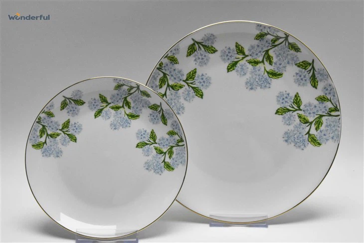Floral Ceramic Dinnerware Set With Gold Rim best