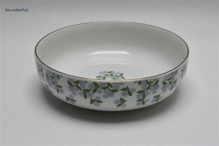 Floral Ceramic Dinnerware Set With Gold Rim high quality