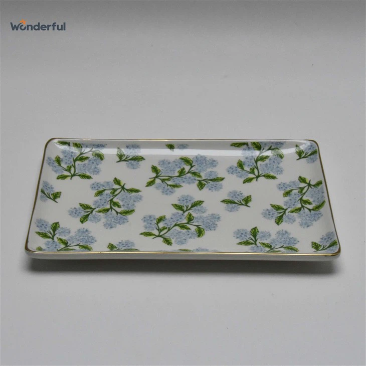 Floral Ceramic Dinnerware Set With Gold Rim price