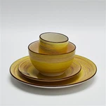 18 پی سی ایس ہاتھ سے پینٹ ڈنر سیٹ