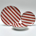 رنگین گلیزڈ چینی مٹی کے برتن ڈنر ویئر سیٹ